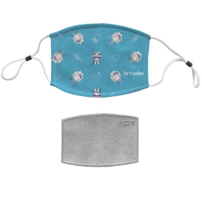 Youth Sublimated Face Mask & Filter Set