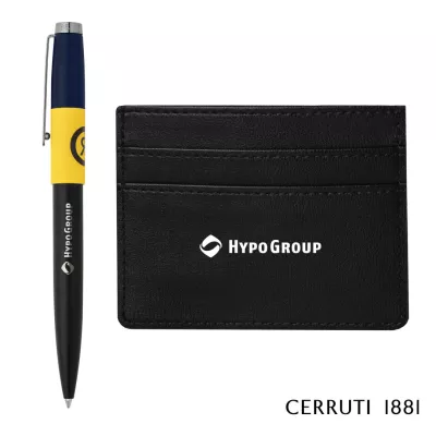 Cerruti 1881® Brick Ballpoint Pen & Card Holder Gift Set