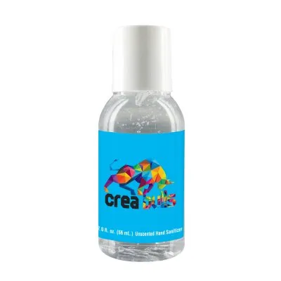 2 oz Clear Sanitizer in Clear Bottle