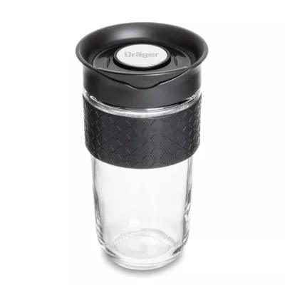 Adana Glass Large Tumbler w/Silicone Band - 18oz