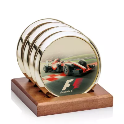 Danville VividPrint™ Coaster on Porterfield Base - Set of 4