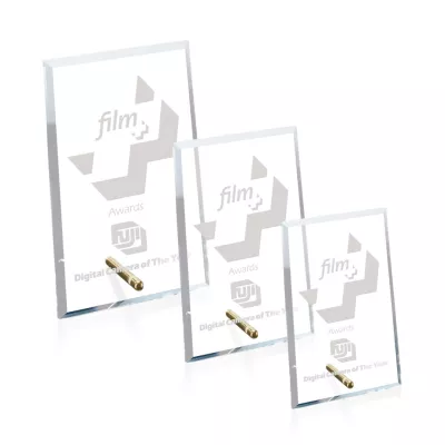 Windsor Rectangle Vertical Award - Gold