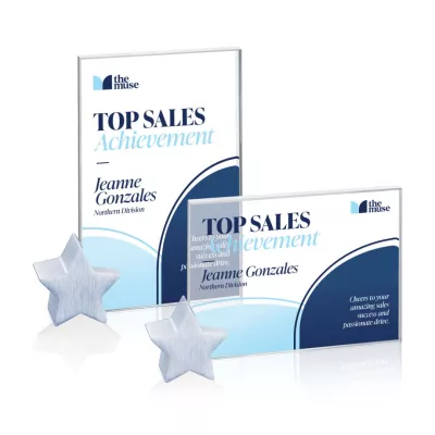 Bermuda VividPrint™ Award - Starfire/Chrome Star