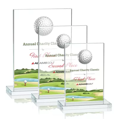 Cumberland VividPrint™ Golf Award - Clear