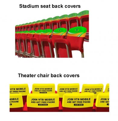 Stadium Seat Chair Back Covers