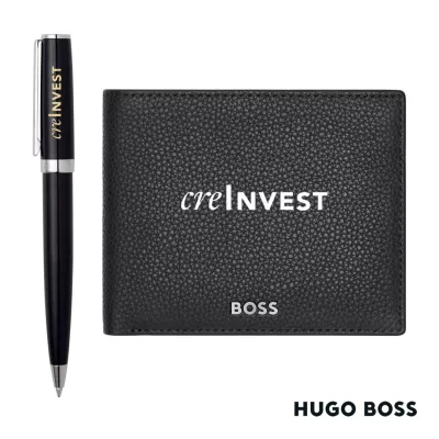 Hugo Boss® Ballpoint Pen & Wallet Set