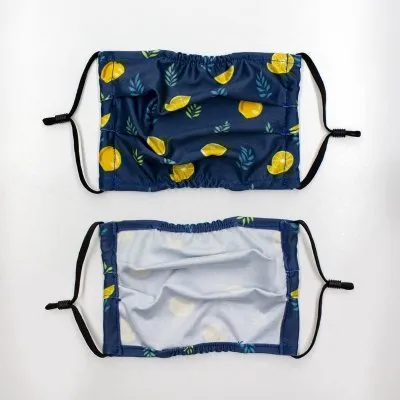 Adjustable Stretch Youth / Small 2 Ply Structured Face Mask