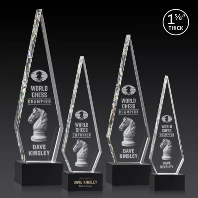 Springfield 3D Award on Hancock Base - Black