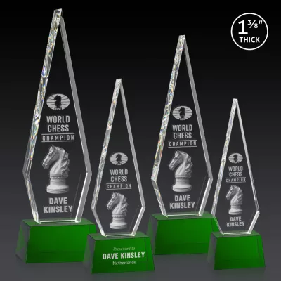 Springfield 3D Award on Robson Base - Green