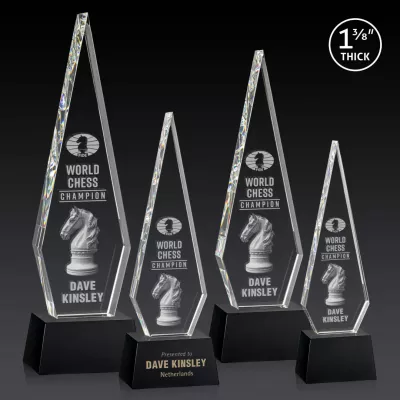 Springfield 3D Award on Robson Base - Black