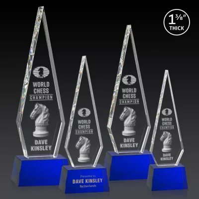 Springfield 3D Award on Robson Base - Blue