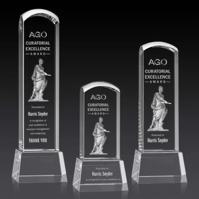 Silkwood 3D Award on Base - Clear