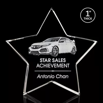 Standing Star Award 3D