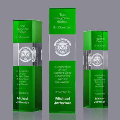 Araceli Tower 3D Award - Green