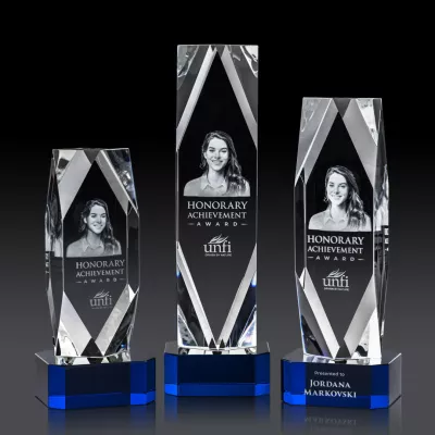 Delta 3D Award on Base - Blue