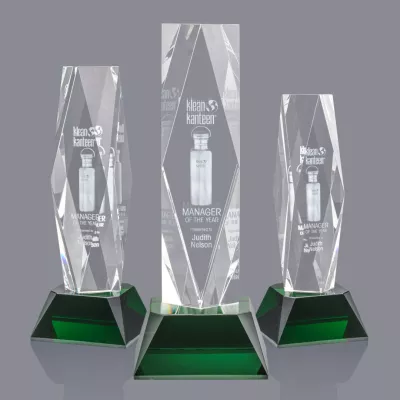 President 3D Award on Base - Green