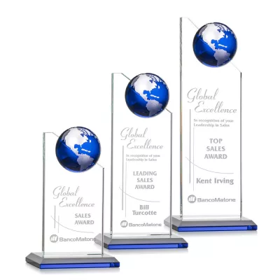 Arden Globe Award - Blue/Silver