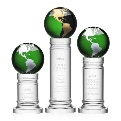 Colverstone Globe Award - Green/Gold