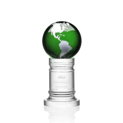 Colverstone Globe Award - Green/Silver