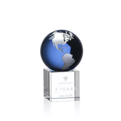 Haywood Globe Award - Blue/Silver