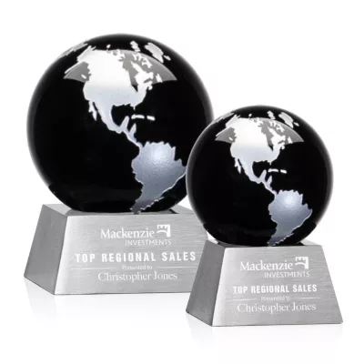 Ryegate Globe Award - Black/Silver