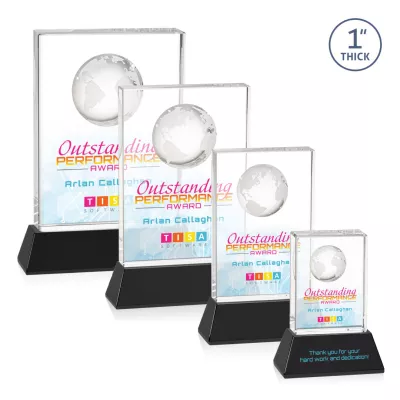 Ambassador VividPrint™ Award on Base - Black