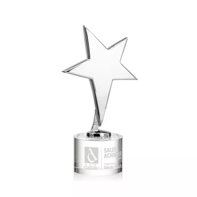 Tuscany Chrome Star on Marvel Base - Clear