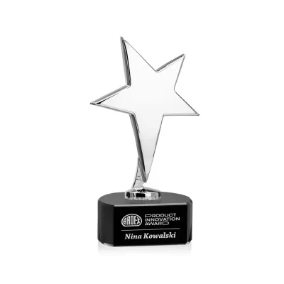 Tuscany Chrome Star on Paragon Base - Black