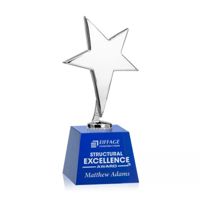 Tuscany Chrome Star on Robson Base - Blue