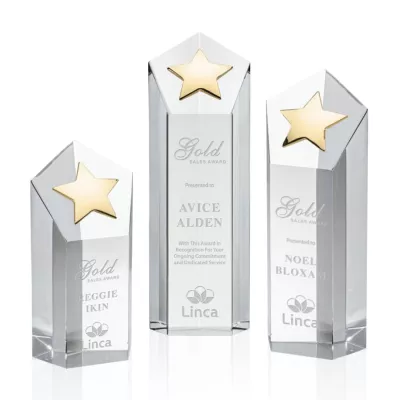 Dorchester Gold Star Award - Clear