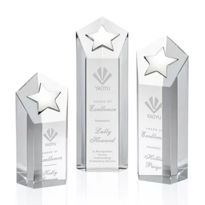 Dorchester Silver Star Award - Clear