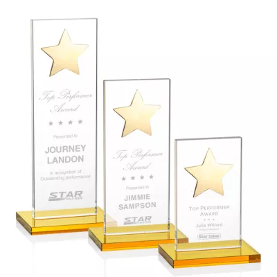 Dallas Star Award - Amber/Gold