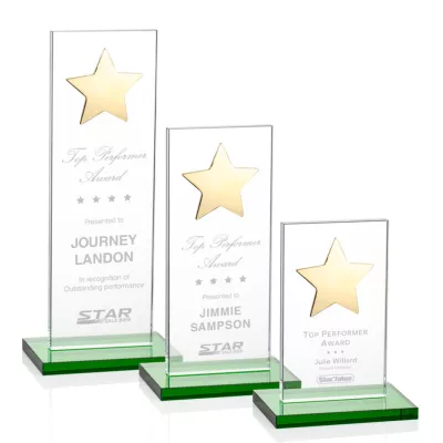 Dallas Star Award - Green/Gold