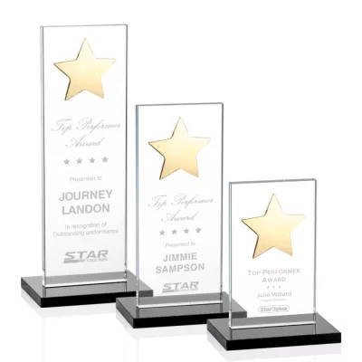 Dallas Star Award - Black/Gold