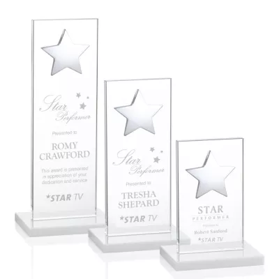 Dallas Star Award - White/Silver