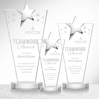 Mantella Chrome Star Award - Clear