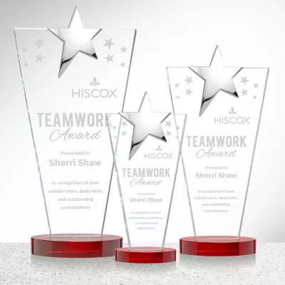 Mantella Chrome Star Award - Red