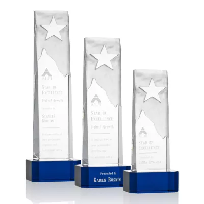 Stapleton Star Award on Base - Blue