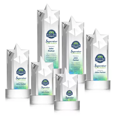 Berkeley VividPrint™ Award on Stanrich Base - Clear