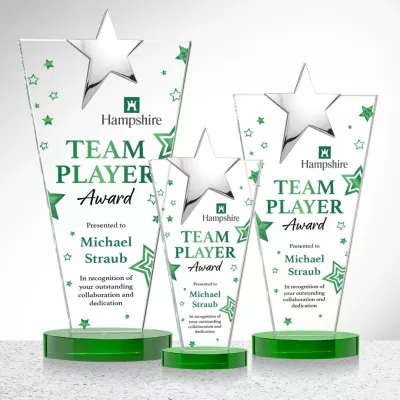 Mantella Chrome Star VividPrint™ Award - Green