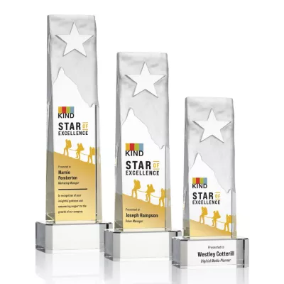 Stapleton Star VividPrint™ Award on Base - Clear