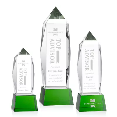 Bloomington Award on Base - Green