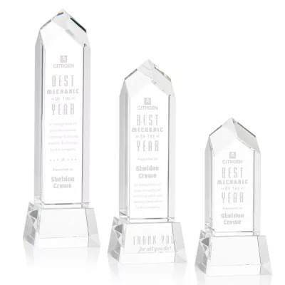 Clarington Award on Base - Clear