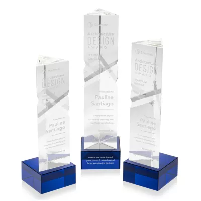 Oakham Award on Hancock Base - Blue