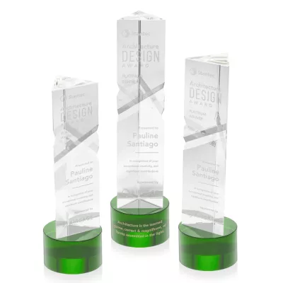Oakham Award on Marvel Base - Green