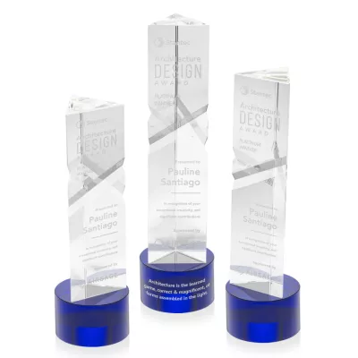 Oakham Award on Marvel Base - Blue