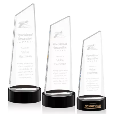 Belmont Tower Award on Stanrich Base - Black