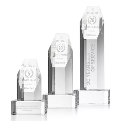 Ashford Award on Clear Base