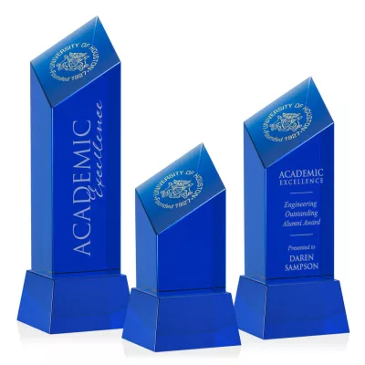 Barone Blue Award on Base - Blue