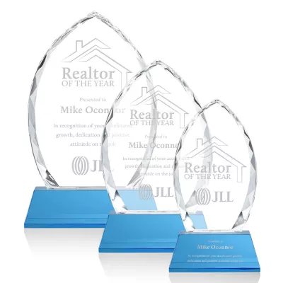 Wilton Award on Newhaven Base - Sky Blue